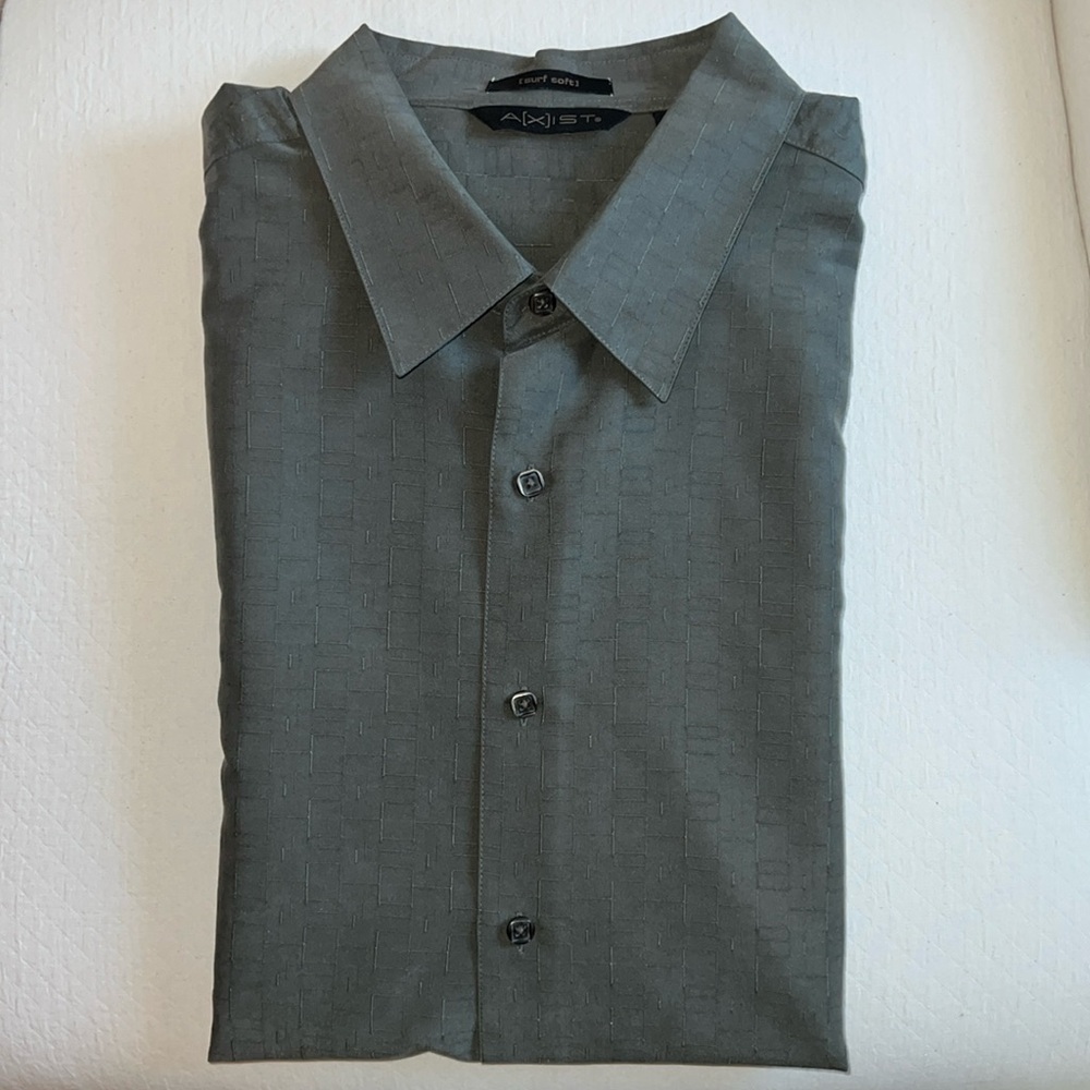 Men’s Short Sleeve Shirt by AXIST, XXL • Deluxe Finished Fabric • EUC - Like New